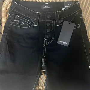 NWT True religion button fly Halle super skinny jeans 26